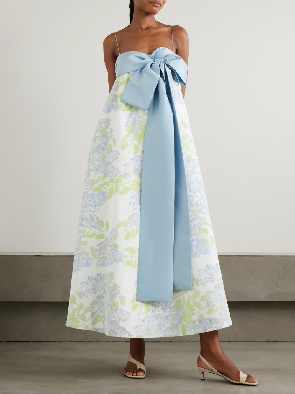Bernadette - Bailey Dress - Floral Maxi Dress with Bow
